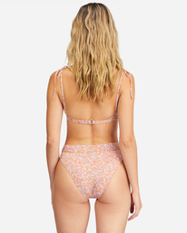 3 Chase The Sun Double Ruched Haut De Bikini Triangle Multi-couleurs ABJX300596 Billabong