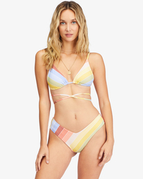 billabong, Brighter Daze Slide Tall Haut De Bikini Triangle, MULTI (mul) BRIGHTER DAZE SLIDE TALL TRI ABJX300603