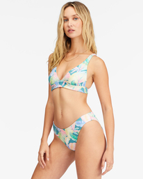1 Rides And Tides Banded Triangle Reversible Bikini Top Multicolor ABJX300610 Billabong
