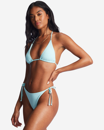 1 Sol Searcher Multi-Way Triangle Bikini Top Blue ABJX300643 Billabong