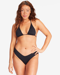 6 Sol Searcher Multi-Way Triangle Bikini Top Black ABJX300643 Billabong