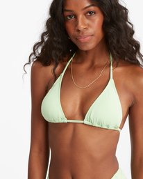5 Sol Searcher Multi-Way Triangle Bikini Top Green ABJX300643 Billabong