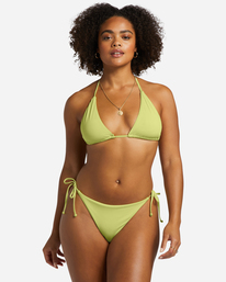 8 Sol Searcher Multi-Way Triangle Bikini Top Green ABJX300643 Billabong