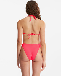 2 Sol Searcher Multi-Way Triangle Bikini Top Pink ABJX300643 Billabong