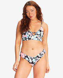 7 Feelin Tropical V-Neck Cami Reversible Bikini Top Multicolor ABJX300656 Billabong