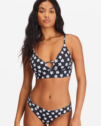5 Feelin Tropical V-Neck Cami Reversible Bikini Top Multicolor ABJX300656 Billabong