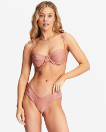 0 Starry Eyes Underwire Bikini Top Brown ABJX300671 Billabong