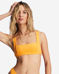 3 In The Loop - Tank bikinitop voor Dames Orange ABJX300677 Billabong