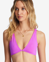 3 Sol Searcher Ava Tank Bikini Top Purple ABJX300696 Billabong