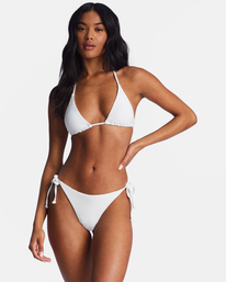 1 Tanlines Multi Triangle Bikini Top White ABJX300762 Billabong