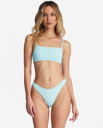 billabong, Sol Searcher Zoe Crop Bikini Top, PURE AQUA (bfd0) Sol Searcher Zoe - Crop Bikini Top for Women ABJX300767