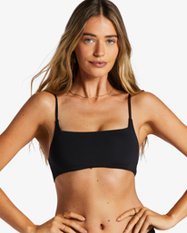 3 Sol Searcher Zoe Crop Bikini Top Black ABJX300767 Billabong