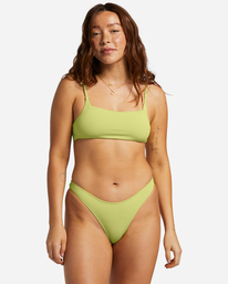 4 Sol Searcher Zoe Crop Bikini Top Green ABJX300767 Billabong
