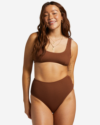4 Summer High - Top de Bikini Bralette para Mujer Marron ABJX300790 Billabong