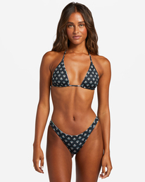 3 Dont Trip Reversible Triangle Bikini Top Black ABJX300799 Billabong