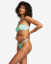 2 Summer Sky Valerie - Top de Bikini Bandeau para Mujer Multicolor ABJX300803 Billabong