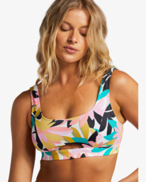3 A/Div Full Tank UPF 50 Bikini Top Black ABJX300813 Billabong