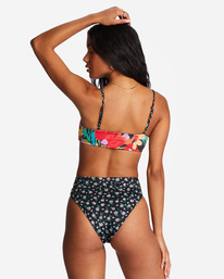 3 Islands Away Rev Zoe - Reversible Crop Bikini Top for Women Multicolor ABJX300820 Billabong