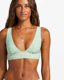 4 I Sea You Tanlines - Plunge Bikini Top for Women  ABJX300824 Billabong