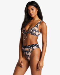 2 Hide Away Hippie Ruch - Bikinitop, aan twee kanten draagbaar voor Dames Black ABJX300858 Billabong