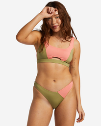 4 A/Div Full Tank UPF 50 Bikini Top Green ABJX300868 Billabong
