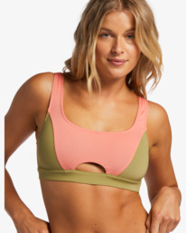 3 A/Div Full Tank UPF 50 Bikini Top Green ABJX300868 Billabong
