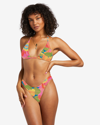 billabong, Sunny Coast Multi - Triangle Bikini Top for Women, MULTI (mul) Sunny Coast Multi - Triangle Bikini Top for Women ABJX300870