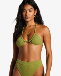5 So Dazed Multi - Triangle Bikini Top for Women Green ABJX300875 Billabong