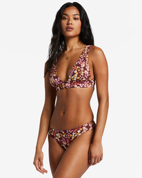 1 Field Of Dreams Remi Plunge Bikini Top Multicolor ABJX300882 Billabong