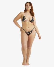 12 Hooked On Tropics Multi Tri Bikini Top Black ABJX300942 Billabong