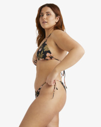 9 Hooked On Tropics Multi Tri Bikini Top Black ABJX300942 Billabong