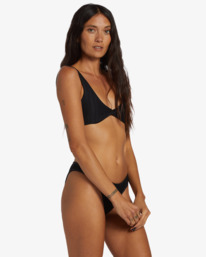 1 Coral Gardeners Wave Trip Twisted Tank Bikini Top Black ABJX300961 Billabong