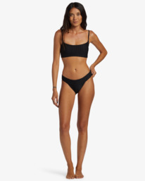 4 Coral Gardeners Wave Trip Banded Tank Bikini Top Black ABJX300962 Billabong