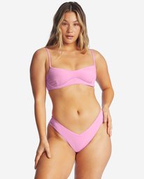 billabong, Sol Searcher Fiji Bas de bikini, PARADISE PINK (pdp) Sol Searcher Fiji - Cheeky Bikini Bottoms for Women ABJX400134