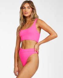 1 Summer High Maui Rider Bikini Bottoms Pink ABJX400214 Billabong
