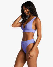 1 Summer High Maui Rider Bikini Bottoms Purple ABJX400214 Billabong