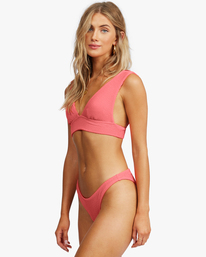 1 Summer High Tropic - Bas de bikini pour Femme Rose ABJX400215 Billabong