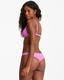 6 Tanlines Tanga Bikini Bottoms Purple ABJX400305 Billabong