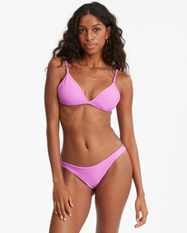4 Tanlines Tanga Bikini Bottoms Purple ABJX400305 Billabong