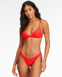 1 Tanlines Tanga Bikini Bottoms Red ABJX400305 Billabong