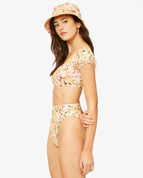 3 Forever Dazed Rise High-Waist Bikini Bottoms Grey ABJX400380 Billabong