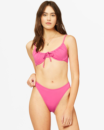 3 Sol Searcher Havana Skimpy Bikini Bottoms Pink ABJX400397 Billabong
