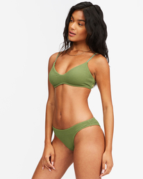 1 Summer High Isla Bikini Bottoms Green ABJX400402 Billabong