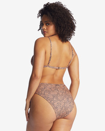 billabong, Hidden Shore High Maui High-Waisted Bikini Bottoms, TOFFEE (tof) HIDDEN SHORE HIGH MAUI ABJX400417