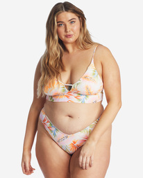 4 Island Calling Fiji Cheeky Bikini Bottoms White ABJX400423 Billabong