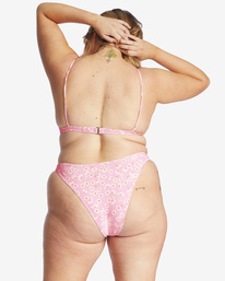 3 Daisy Craze Havana Cheeky Bikini Bottoms Pink ABJX400442 Billabong