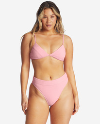 3 So Dazed Maui Rider High-Waisted Bikini Bottoms Pink ABJX400448 Billabong