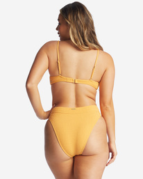 9 So Dazed Maui Rider High-Waisted Bikini Bottoms Yellow ABJX400448 Billabong