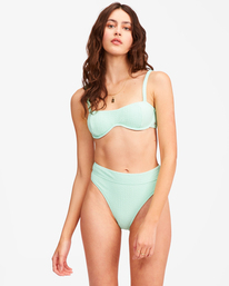 billabong, So Dazed Maui Rider High-Waisted Bikini Bottoms, SPEARMINT (spe) SO DAZED MAUI RIDER ABJX400448