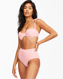 3 Pink Tide Hi Retro Bikini Bottoms Pink ABJX400462 Billabong